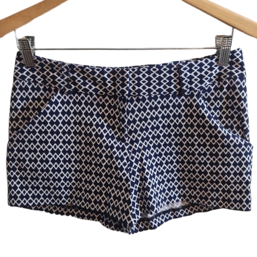 Abbeline Women’s Geometric Shorts Trendy Pattern Casual Everyday